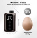 Mini Compressor de Bicicleta moto Portátil AS100: Inflador Recarregável 100PSI