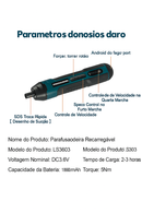 PowerFix Pro – Mini Chave de Fenda Elétrica Recarregável