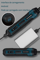 PowerFix Pro – Mini Chave de Fenda Elétrica Recarregável