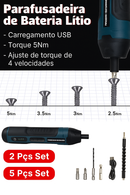 PowerFix Pro – Mini Chave de Fenda Elétrica Recarregável