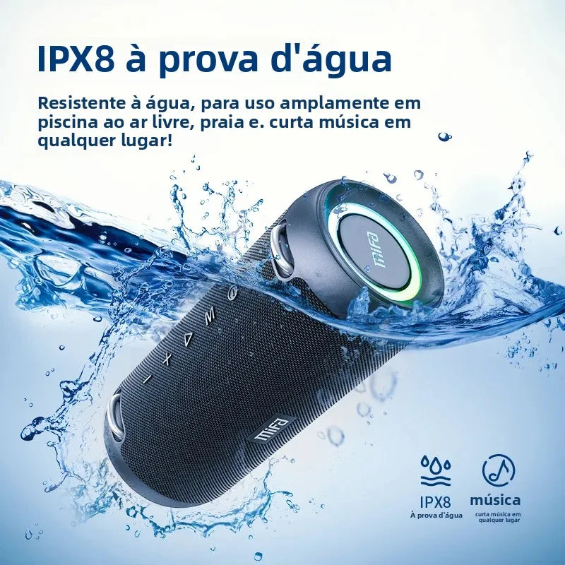 Caixa De Som Bluetooth Mifa A90 60w Bateria De 8000mha Cor Preto