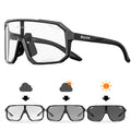 Óculos De Sol Ciclismo Bike Esportes Fotocromático Uv400 Arm Preto