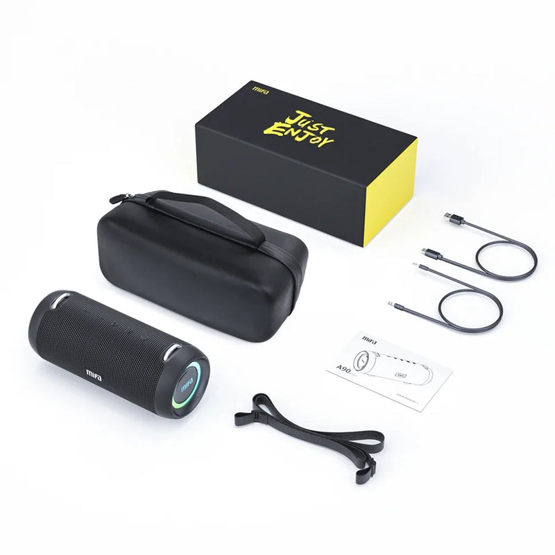 Caixa De Som Bluetooth Mifa A90 60w Bateria De 8000mha Cor Preto