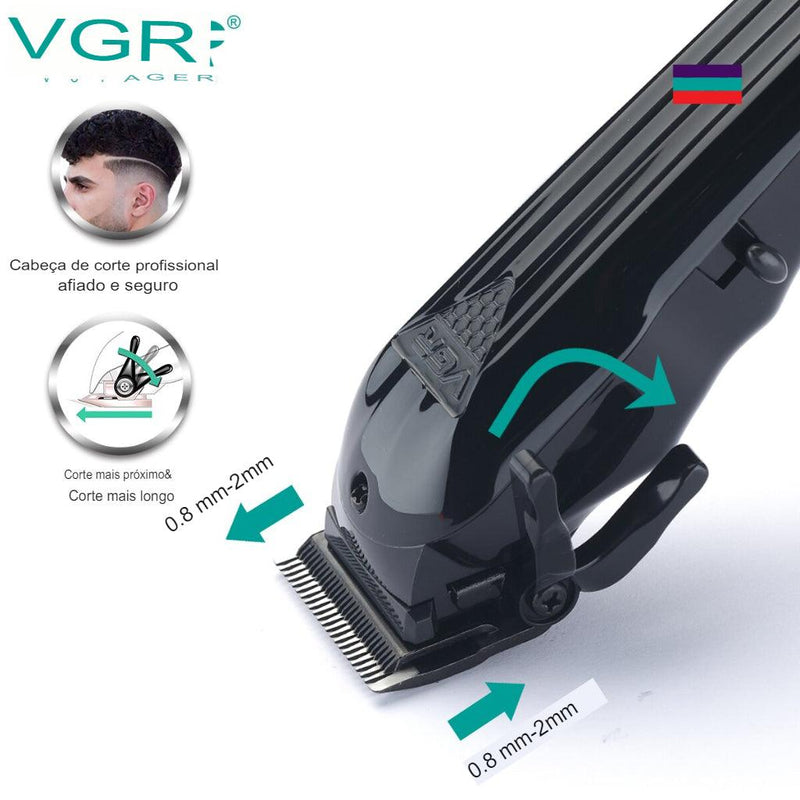 Máquina de Cortar cabelo Vgr Profissional - Loja Bitrex