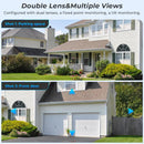 Câmera de Segurança externa WiFi Dupla Lentes 2 Em 1 - Loja Bitrex