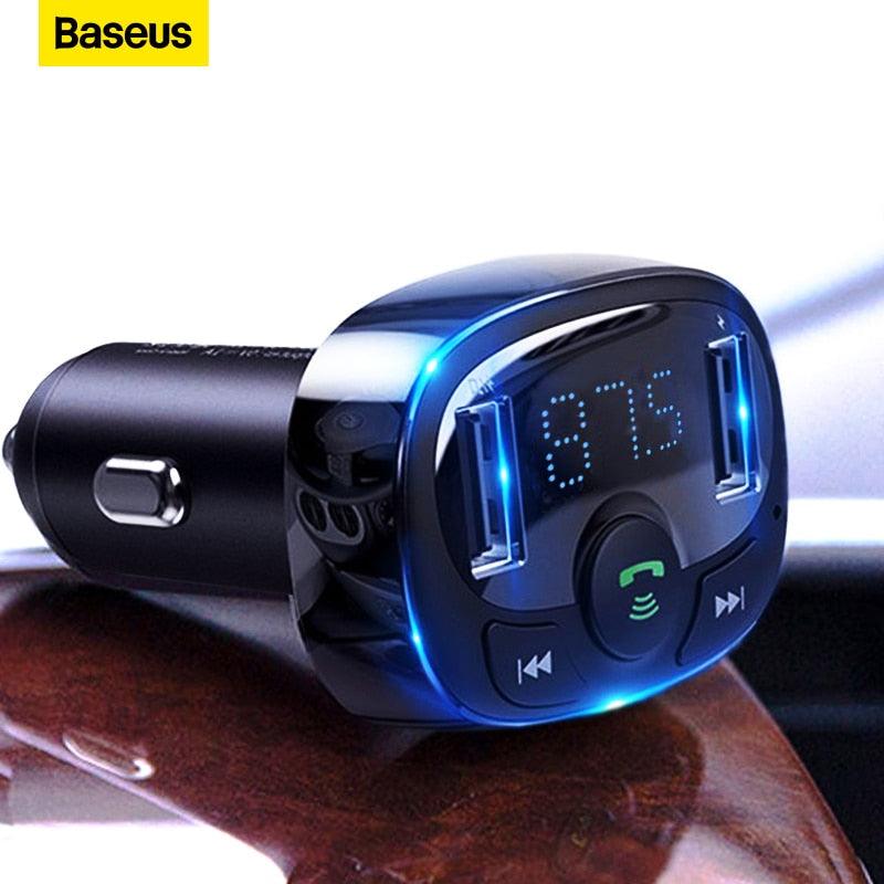 Transmissor automotivo de som bluetooth Baseus - Loja Bitrex