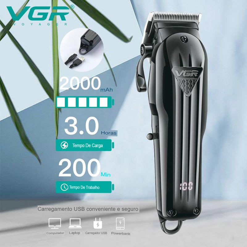 Máquina de Cortar cabelo Vgr Profissional - Loja Bitrex