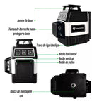 Nível Laser Pracmanu 12 Linhas Verde Recarregável - Loja Bitrex